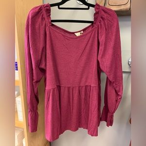 NWT, 6 available, black, plum & teal